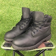 Timberland Icon 6 Inch Black Leather Boots Preloved