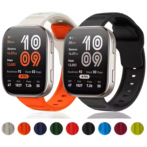 22 20mm Silicone Band for Amazfit Bip 6/Balance/GTR 4 2E 3 Pro/GTS 4 2 mini Strap for Huawei Watch 5