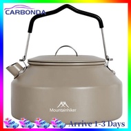 1.4L Camping Stovetop Teapot with Handle Boiling Stovetop Kettles Metal for Outdoor Travel Camping C