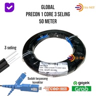 GLOBAL PRECON 1 CORE 3 SELING 50M SC UPC - SC UPC | CABLE READY TO USEFiber Optik 50 METERS LENGTH 1
