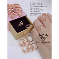 CHIBI GOLD - 750 gold ring 17K - chibi gold jawellery