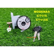 MODENAS CT115 CT115S FRONT MAIN SWITCH IGNITION HANDLE KEY KUNCI DEPAN COMPLETE FULL SET CT 115 115S