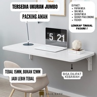 Jumbo Multipurpose Minimalist Aesthetic Bedroom Wall Folding Table 100x40 100x30 80x40 80x30