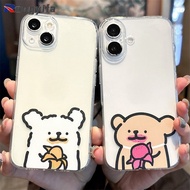 Cute Dog Couple Phone Case For Redmi Turbo 5 Max 4 3 Y3 Y2 Y1 A7 A5 A4 5G A3X A3 A2 A1 Plus 8 8A 7 7