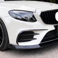 Mercedes W213 E200 E250 E300 E350 ABS Canard front bumper diffuser knife decorative