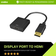 Display Port to HDMI Adapter Cable / High Quality Converter Display Port DP to HDMI