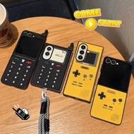 Shockproof Telephone Gameboy Nitendo With Chain For Case Samsung Galaxy ZFlip8 Zold8 Wide Fold8 Ultr
