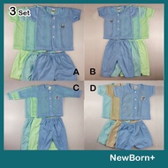 6pcs  [Newborn] Eyelet Baby Set Bundles clothing suit 0-3m baby baju lubang- JK Kids 𝑳𝒖𝒗𝒊 𝑩𝒂𝒃𝒚 Anakk
