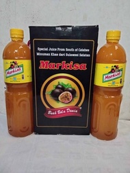 sirup markisa bola buah dunia asli Makassar isi 1 liter 2 botol perdusny