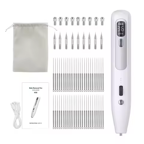 36 Level Plasma Pen Face Cleaner Freckle Black Dot Papilloma Warts Mole Pimples Removal Blackhead Re