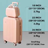 Hitchie 2-in-1 Cute Lightweight PP PC Luggage Bag Travel Beg Roda Bagasi Tahan Lasak Cabin Suitcase 