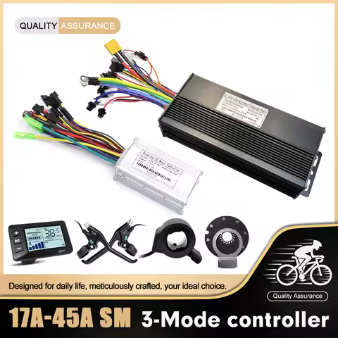fatbike accessories GD01 Display Brushless Motor Controller 17A-45A 3 Mode Controller with Learning 