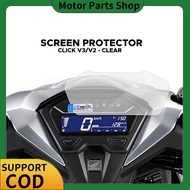 Honda Click V3 Click V2 Speedometer Gauge Screen Protector Anti-Scratch 9d Ceramic Screen Cover
