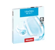 Miele Ultra Tab All-in-One 20 Tablets (1 Box) Dishwasher Tablet Detergent