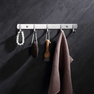GANTUNGAN 5 Hook 304 thick stainless steel clothes hanger B805 - Bathroom key chain capstock E05