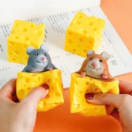 Squeeze Squishy Toy Cute Cartoon Rat Picture Helps Relieve Stress for Children