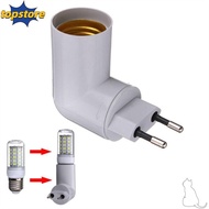 TOPSTORED Screw Converter E27 Bulb With On/ Switch Socket Adapter PP To E27 Socket Converter