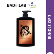 [BUNDLE OF 2] BAD LAB 3IN1 HAIR FACE BODY CLEANER AKA SHOWER - CAVEMAN 800ML