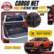 Akioki Cargo Net Pickup Truck for Isuzu Dmax 47x47inches HeavyDuty,Durable w/ Fantastic XML