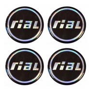 64mm. RIAL Sticker Tapered Wheel Hub Resin Width 64 Mm.(6.4 Cm)