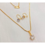 MP01 jewelry accessories necklace gem one and free desi earrings