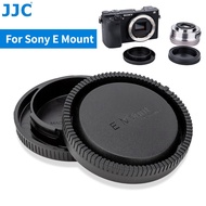 JJC Sony E Mount Camera Body Cap + Rear Lens Cap for Sony ZV-E10 ZV-E1 a7R V a7 IV a7S III a7C II R 