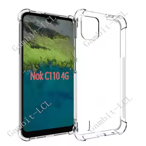 Luxury Clear Phone Case For Nokia C110 C21 G11 C12 Plus Pro G21 C22 C32 G22 G400 G42 5G XR21 C200 Si