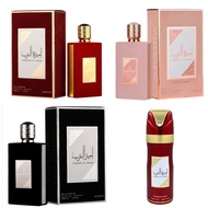 Ameerat al arab perfume 100ml collection ,Ameerat Al Arab women &man & rose& body spray.