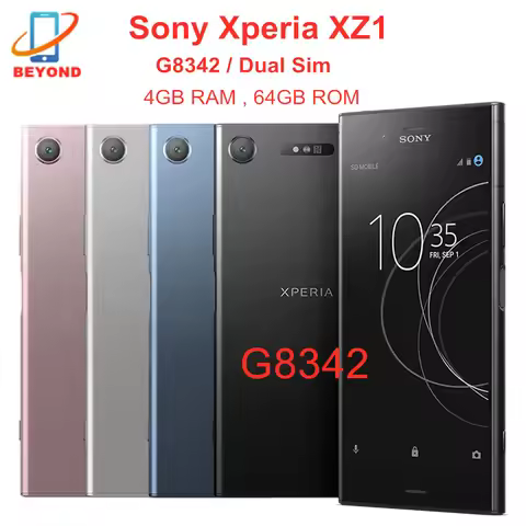 Sony Xperia XZ1 G8342 Dual SIM 2 SIMs LTE 5.2" 4GB RAM 64GB ROM Octa Core NFC Fingerprint Original U