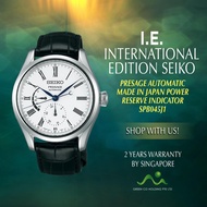 SEIKO INTERNATIONAL EDITION PRESAGE AUTOMATIC ENAMEL DAIL POWER RESERVE INDICATOR SPB045J1