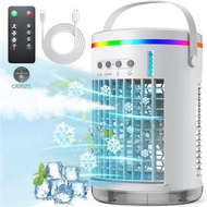 Portable Air Cooler Cooling fan Air Conditioner Fan1400ml3 Speedswith 7 Colors Light USB Powered for