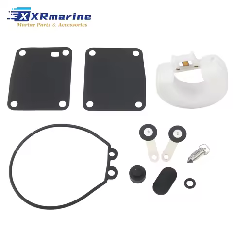 6N0-W0093-00 Carburetor Repair Kit Fits for Yamaha 2 Stroke 3 6 8 HP Outboard Engines Replacement 6L