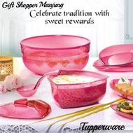 Tupperware Roza Bowl 2.3L & Punch Bowl 6L with Ladle