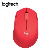 logitech M331無線靜音滑鼠/ 紅