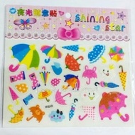 Glitter Sticker - Umbrella