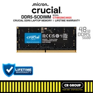Crucial Classic DDR5-5600 SODIMM Laptop RAM CL46 - 48GB (Limited Lifetime Crucial Warranty))