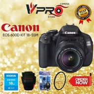 Terbaru Canon Eos 600D Kit 18-55M / Kamera Canon 600D Ready