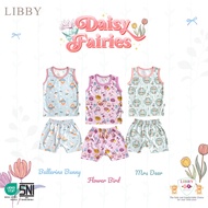 [[ TERMURAH ]] 3 Pasang Setelan Baju Bayi LIBBY ((KUTUNG)) Size S.M.L | Set Pakaian Anak Tanpa Lenga