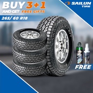 Sailun Tire Terramax A/T 265/60 R18 BSW 110T Bundle Buy 3 + 1 For On &amp; Off Road SUV Pickups Vans