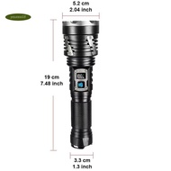XHP360 2025 LED Flashlight USB Rechargeable Lamp 26650 Battery Ultra Bright ,Lantern 26650 Battery