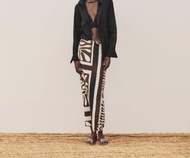 Spanish Womens 2025 Spring New Holiday Style Bohemian Vintage Printed Hip Half Skirt