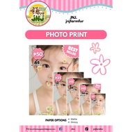 Customized Photo Print Glossy or Matte & Rush ID in 5R