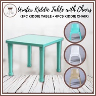 [BUNDLE] URATEX KIDDIE TABLE WITH 4PCS URATEX KIDDIE CHAIRS / TABLE AND CHAIRS FOR KIDS / KIDDIE TABLE ANS CHAIRS SET / URATEX KIDDIE TABLE AND CHAIRS