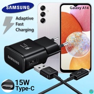 ที่ชาร์จ Samsung Galaxy A14 15W Type-C ซัมซุง หัวชาร์จ EU สายชาร์จ 1- 2เมตร Adaptive Fast Charge ชาร์จเร็วด่วนไว ของแท้ศูนย์