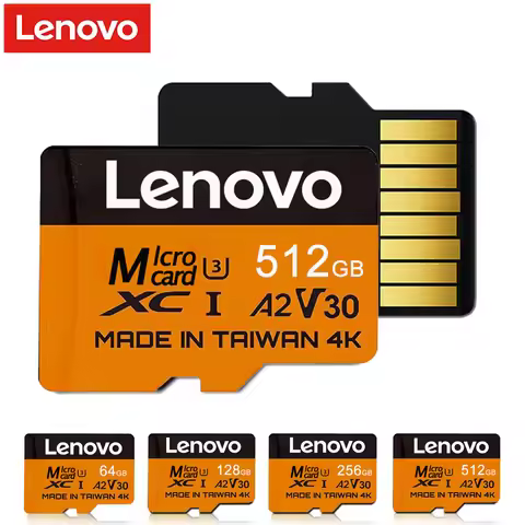 Lenovo Secure Micro TF SD Card High Speed TF Flash Memory Card 128GB 256GB 512GB UHS-I V30 A2 For DJ