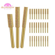 30Pcs Diamond Chainsaw Sharpener 3 Size Chainsaw Sharpener Bits, For Chain Saw, (5/32inch, 3/16inch,