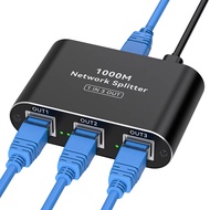 [themremain]-RJ45 Ethernet Splitter 1 to 3 RJ45 LAN Splitter 1 to 3 1000Mbps Gigabit Ethernet Switch