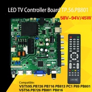 Electronic age แผงบอร์ด หน้าจอ LED เมนบอร์ดทีวี Dual HDMI / VGA / AV / TV / USB อินเทอร์เฟซเปลี่ยน T
