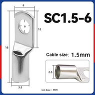 [100 PCS] Cable Lug SC Series | 1.5mm 2.5mm 4mm 6mm 10mm 16mm 25mm 35mm