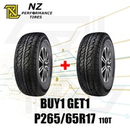 NZ PERFORMANCE TIRES P265/65R17 110T BUY1 GET1 Quality Passenger Car Radial Tire